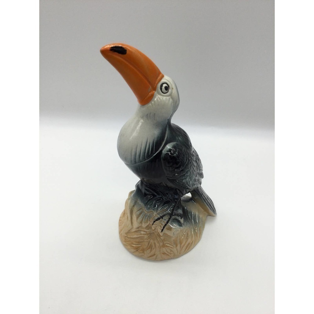 Vintage ceramic Toucan‎ figurine 7” 7 in bird Brazil rainforest tropical